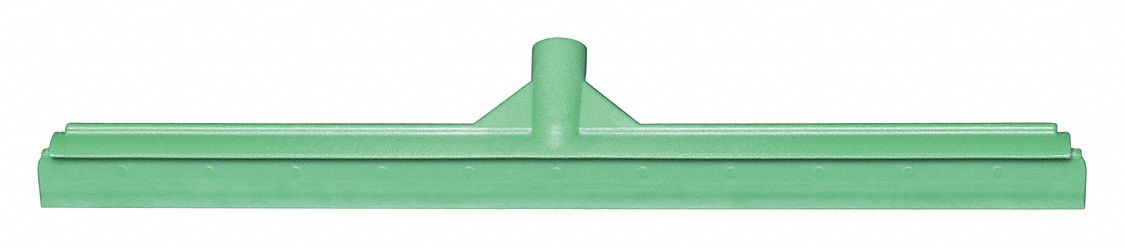 FLOOR SQUEEGEE,STRAIGHT,GREEN,23-39/64"W