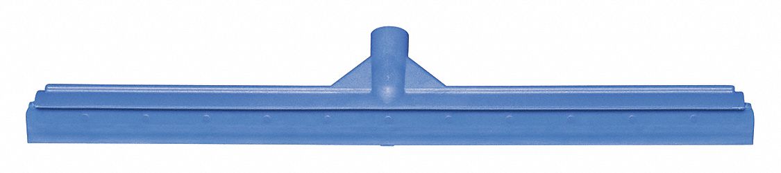 FLOOR SQUEEGEE,STRAIGHT,BLUE,23-39/64