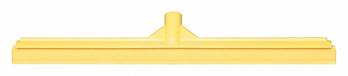 FLOOR SQUEEGEE,STRAIGHT,YELLW,23-39/64"W