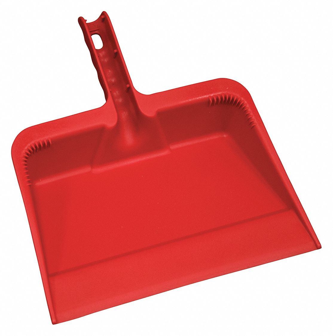 HAND HELD DUST PAN,RED,POLYETHYLENE