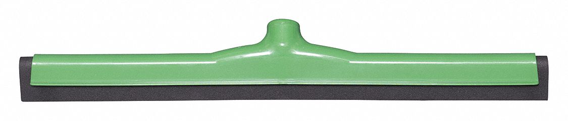 FLOOR SQUEEGEE,DOUBLE,GREEN,21-1/2" W