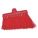 ANGLE BROOM HEAD,RED BRISTLE,6-1/2