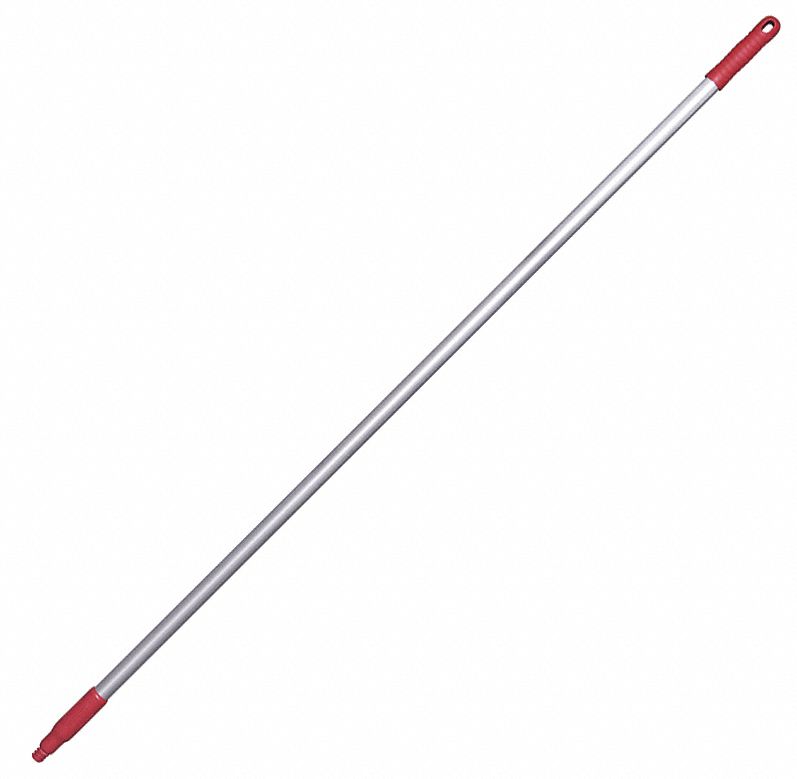 Aluminum Handle, 57 in, Red