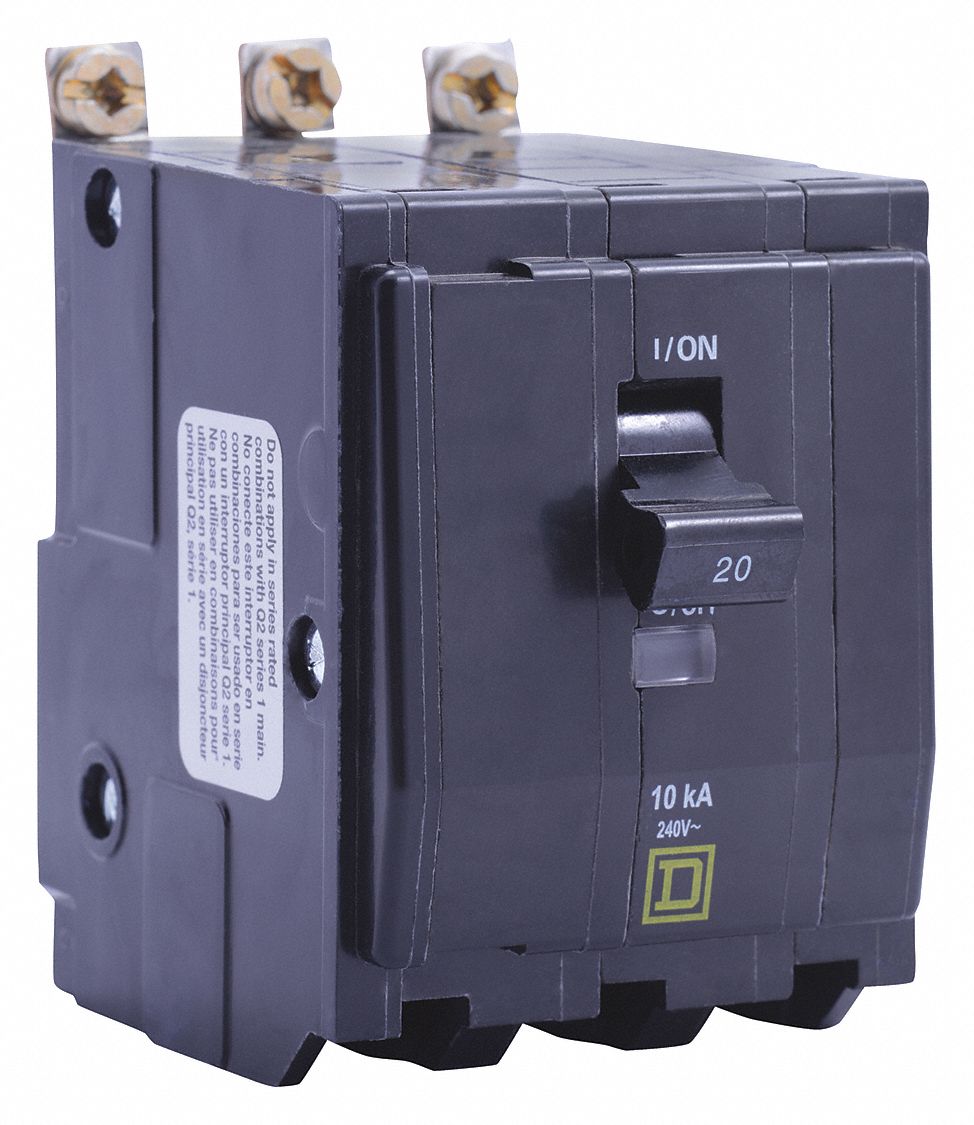 Square D Qhb Miniature Circuit Breaker 240v 20a 48m139qhb320