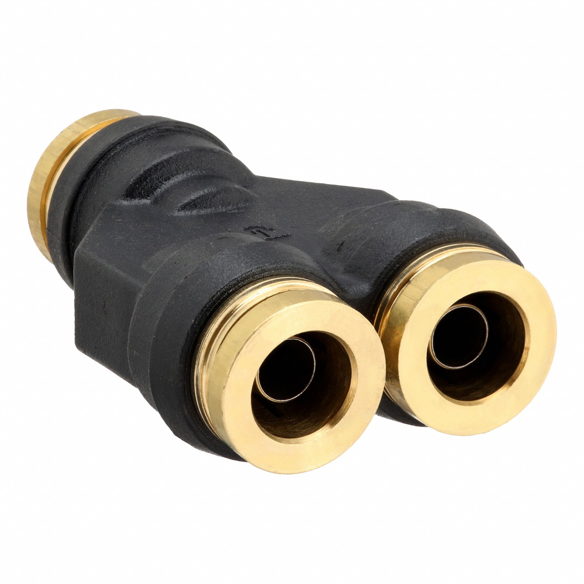 Numatics 1/4" OD Hose Push-to-Connect Straight Union Connector - INB110-104-000