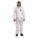 COLLARED COVERALLS, PE, ELASTIC CUFF W/THUMB LOOPS, TAPED SEAM, PE, 5XL, 1.4OZ