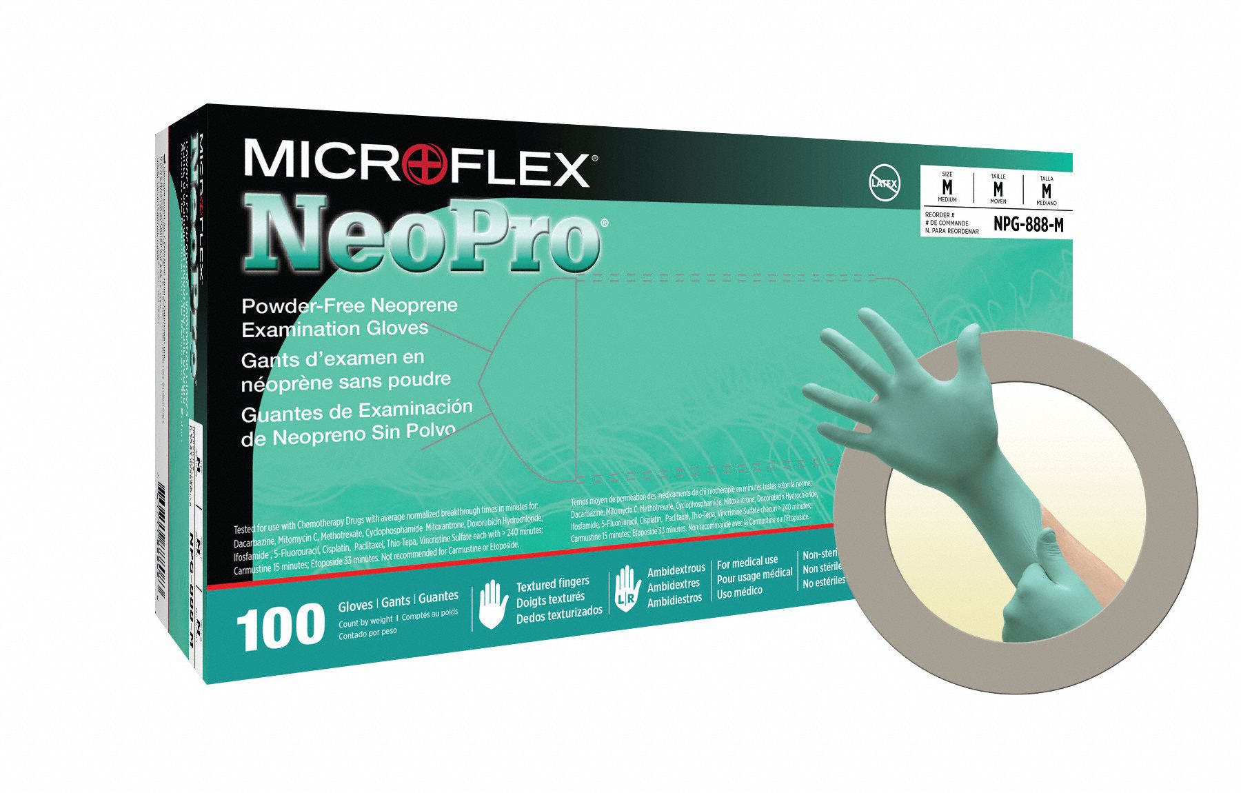 MICROFLEX Disposable Gloves FoodGrade/MedicalGrade, 5 mil, Powder
