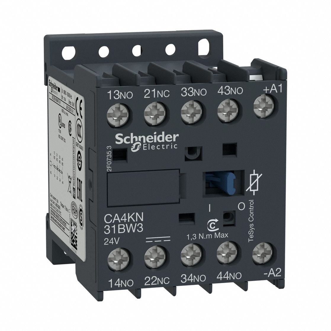 Control Relay 600Vac 10Amp Iec +Options