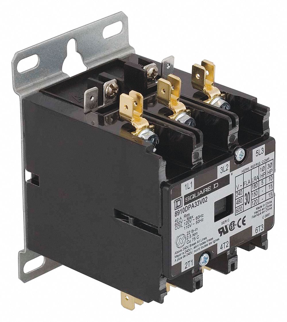 Contactor 600Vac 30Amp Dpa +Options