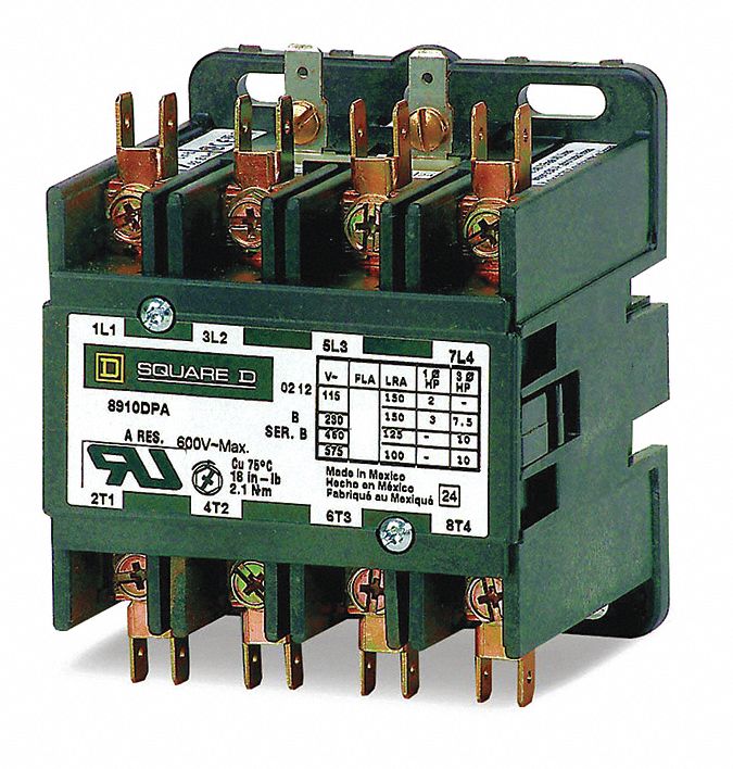 Contactor 600Vac 30Amp Dpa +Options
