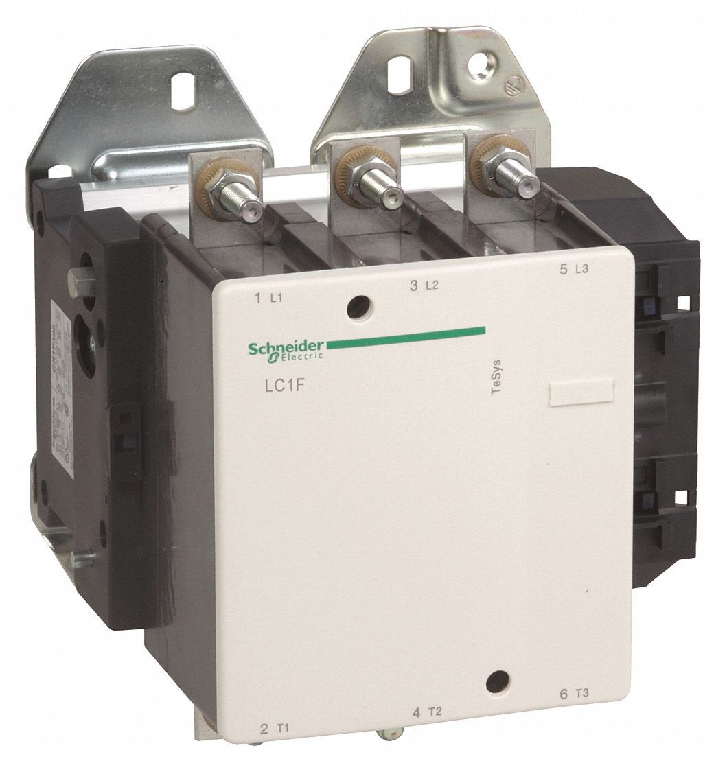 SCHNEIDER ELECTRIC 120V AC IEC Contactor; No. of Poles 3
