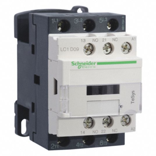 SCHNEIDER ELECTRIC 110V AC IEC Contactor; No. of Poles 3