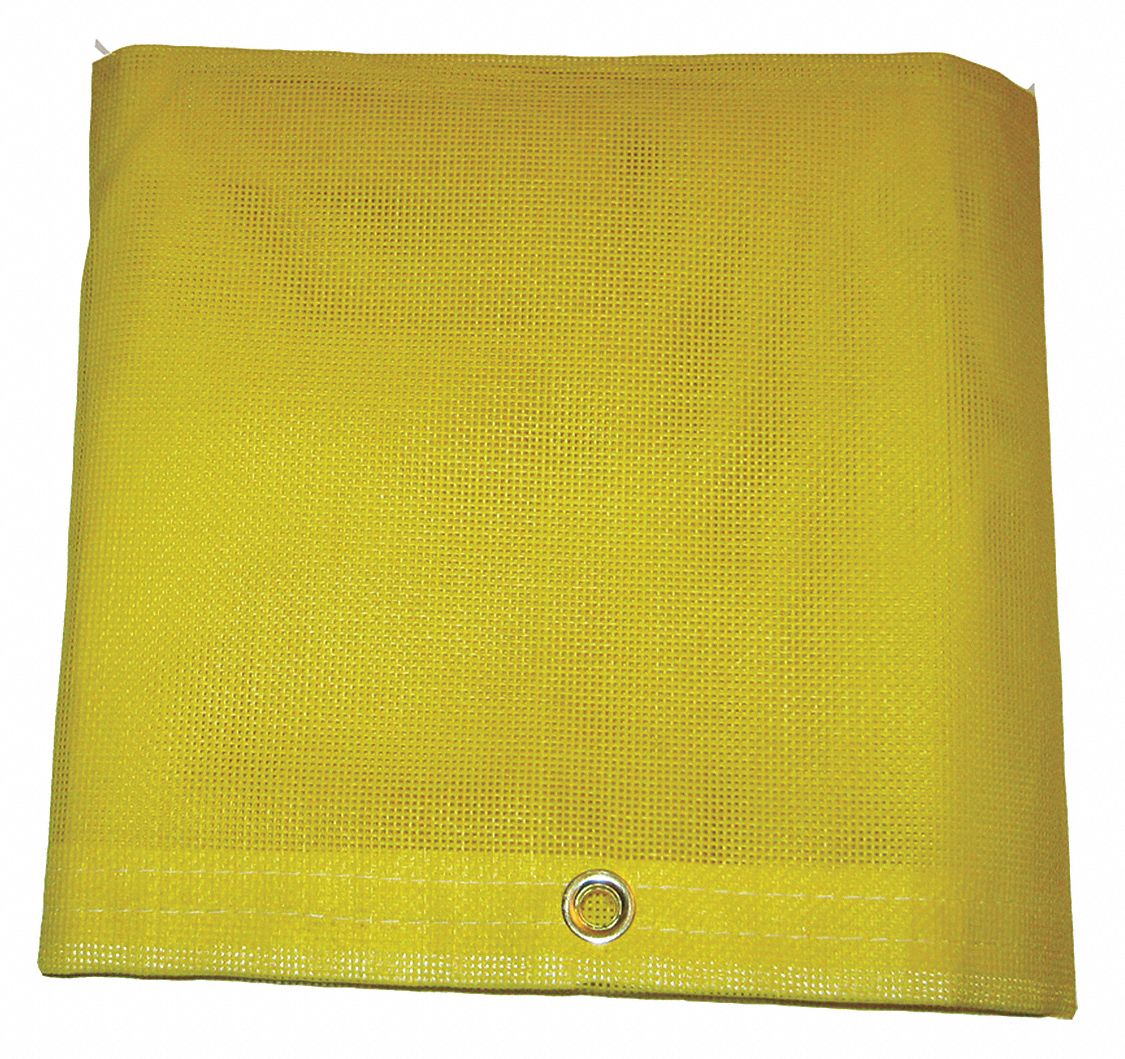 MAURITZON, Std Duty, 8 x 10 ft Cut Size, Mesh Tarp 48NV37MBT1205