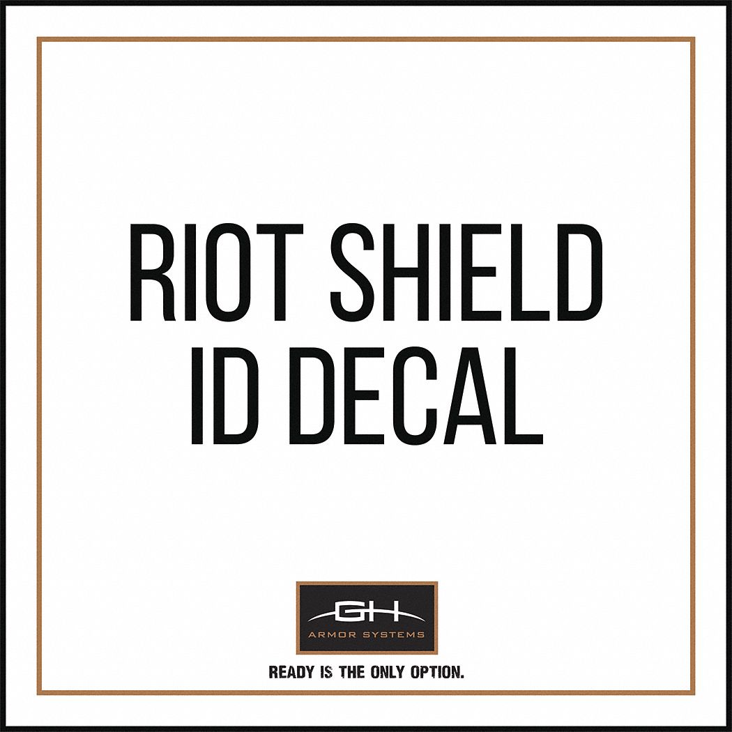 ID Decal, Plastic, Clear