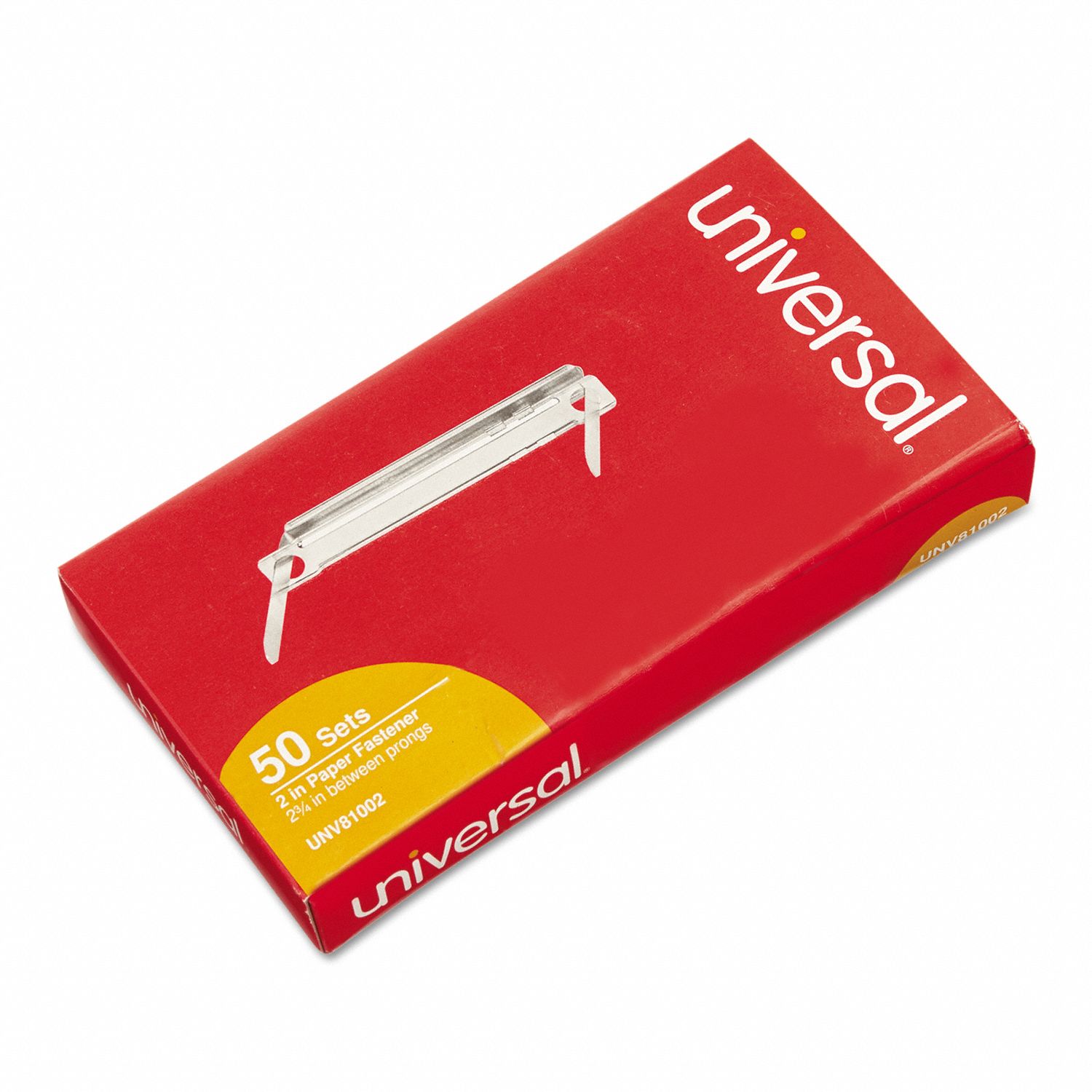 UNIVERSAL OFFICE PRODUCTS Paper File Fastener, 2 in. Capacity, PK50