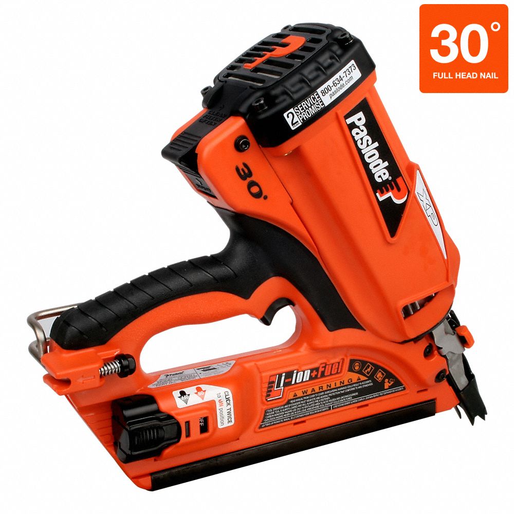 PASLODE Nail Gun Framing, Sequential, For 0.113 in to 0.131 in Nail Shank Dia, 1.5 Ah, 7.4V DC