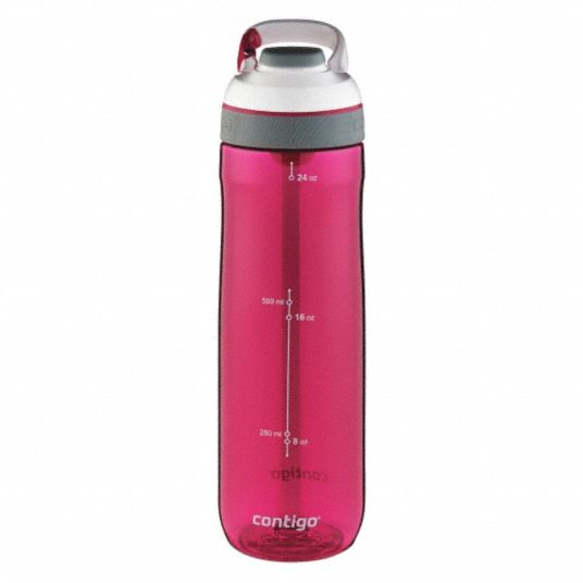 CONTIGO, 24 oz Capacity, Plastic, Water Bottle 48PD6370615ZCN Grainger
