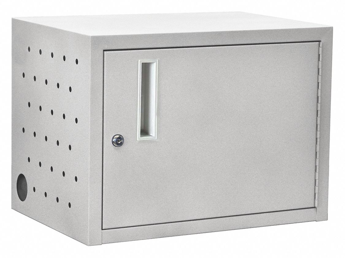 LUXOR Tablet Charging Box 12 lb Capacity, Locking Mechanism, All