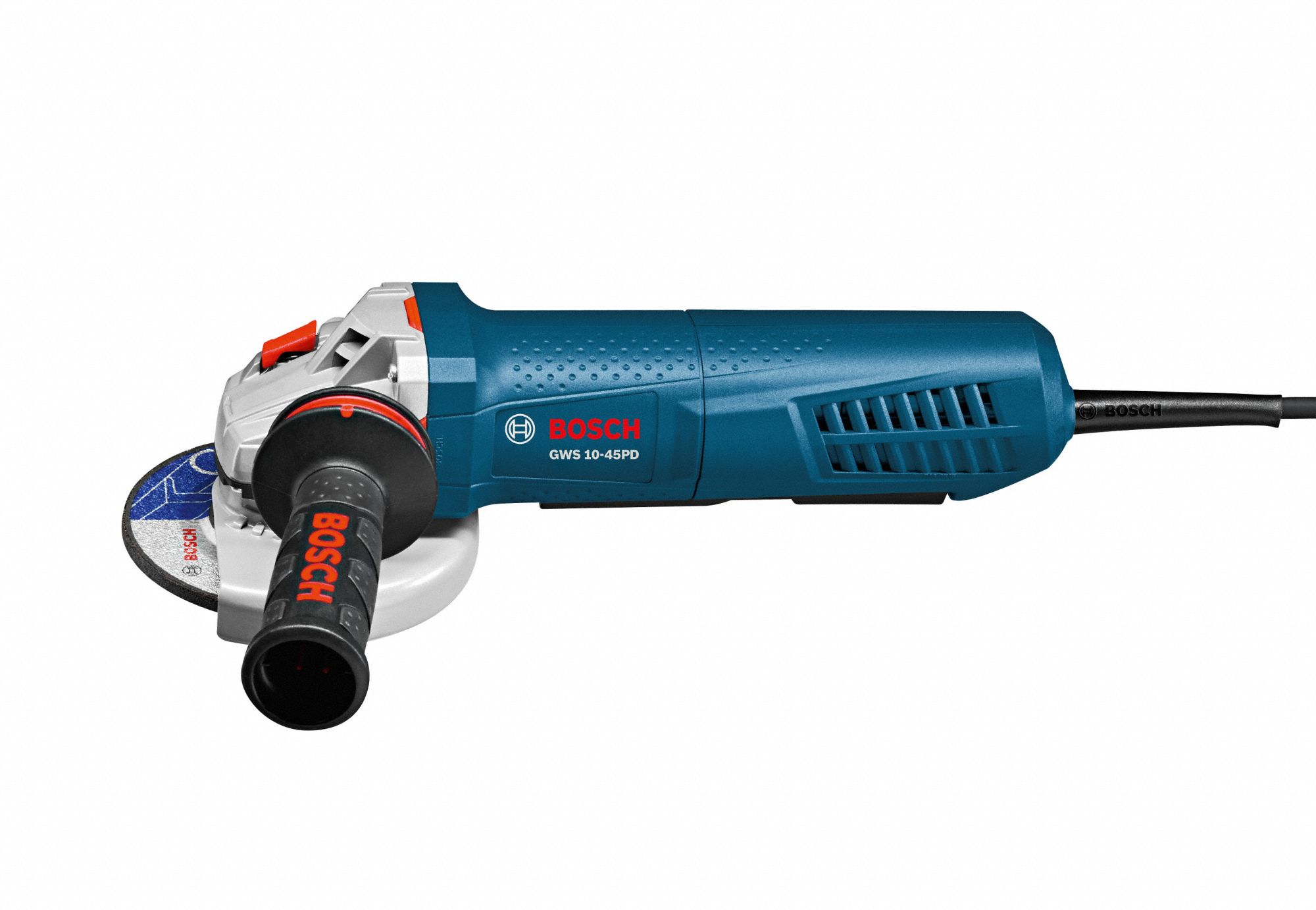BOSCH Angle Grinder, 41/2", 10A, 11, 500 RPM, 120V 48PR20GWS1045PD