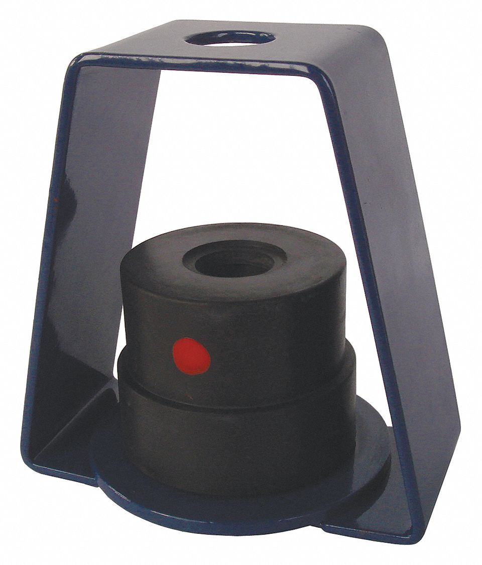 Neoprene, 235 lb Capacity, Hanger-Mount Vibration Isolator - 48PW80 ...