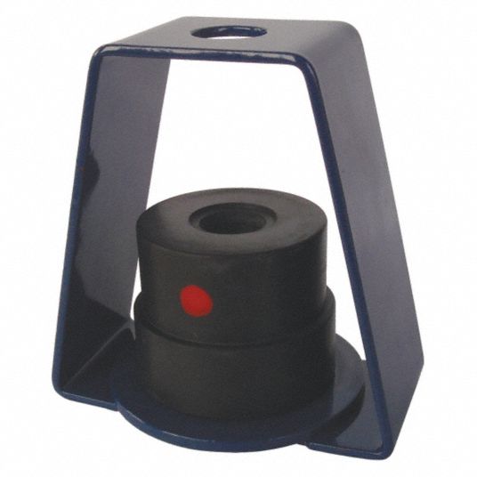 Neoprene, 115 to 235 lb Capacity, Hanger Mount Vibration Isolator ...