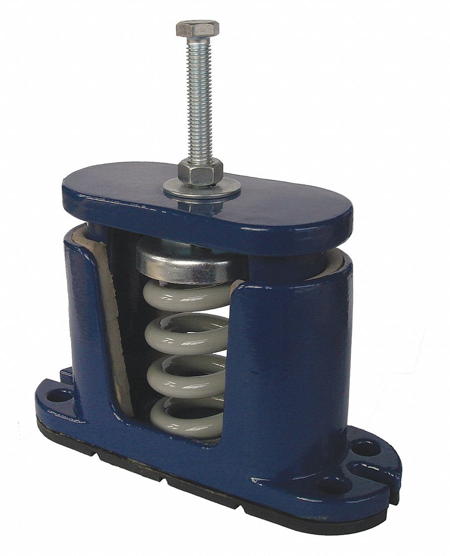 Spring, 300 to 400 lb, Floor Mount Vibration Isolator - 48PW99|48PW99 ...