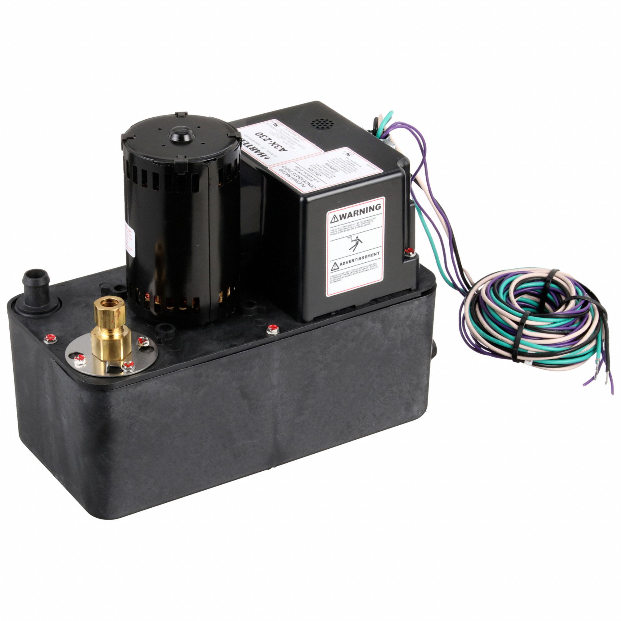 HARTELL, Plenum Rated/Std, 1 gal Tank, Condensate Removal Pump 48PX16