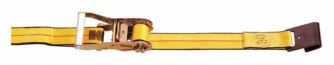 KINEDYNE 711581GRA Tie Down Strap,Ratchet,Poly,15 ft. 