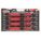 TIE DOWN STRAP, CAM BUCKLE, S-HOOK, 1 IN W, 400 LB WLL, RED, 6 FT L