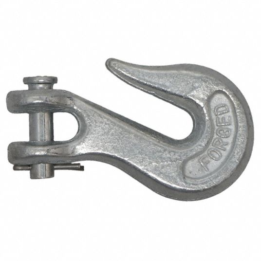 5/16 Chain Diam, 43 Chain Grade Clevis Hook