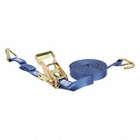 TIE DOWN STRAP,RATCHET,POLY,25 FT.