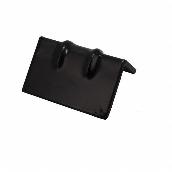 KINEDYNE Corner Protector, Black, Rubber 48PX8180134GRA Grainger