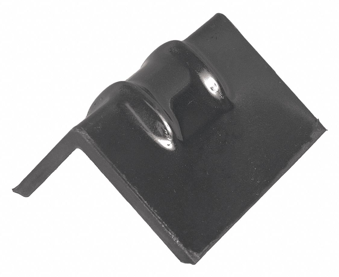 KINEDYNE Corner Protector, Black, Rubber 48PX8180134GRA Grainger
