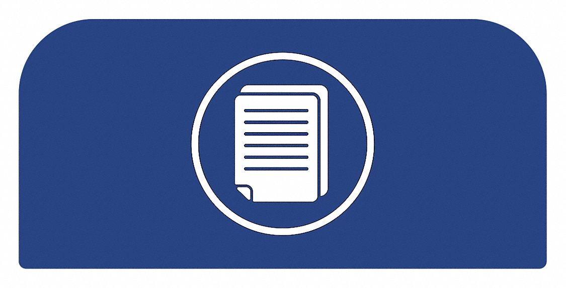 Recycling System Sign: 15 gal Container Capacity, 1 3/4 in Overall Wd