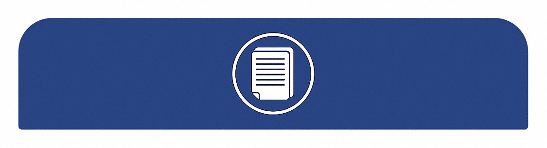 Recycling System Sign: 45 gal Container Capacity, 1 3/4 in Overall Wd