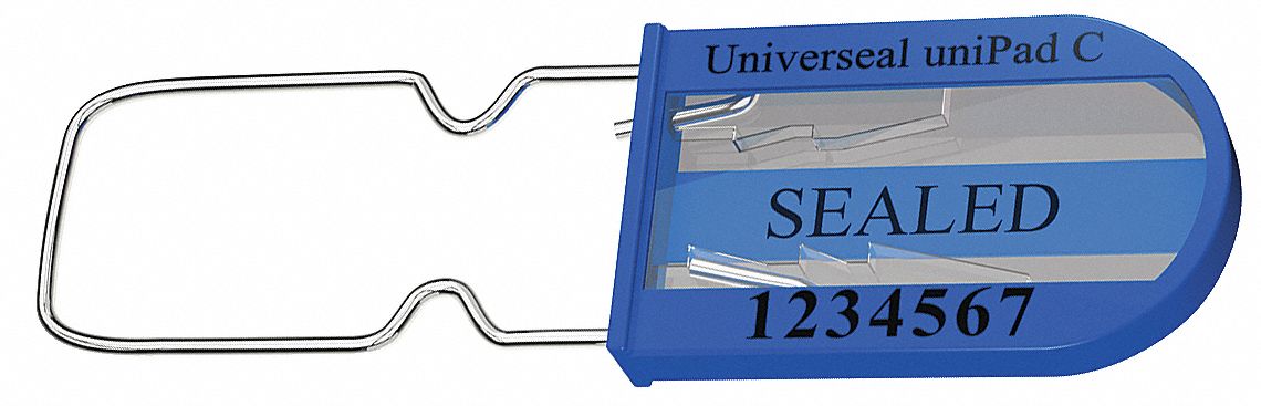 SCEAU CADENAS,3-1/4 PO L,BLEU,PQ50