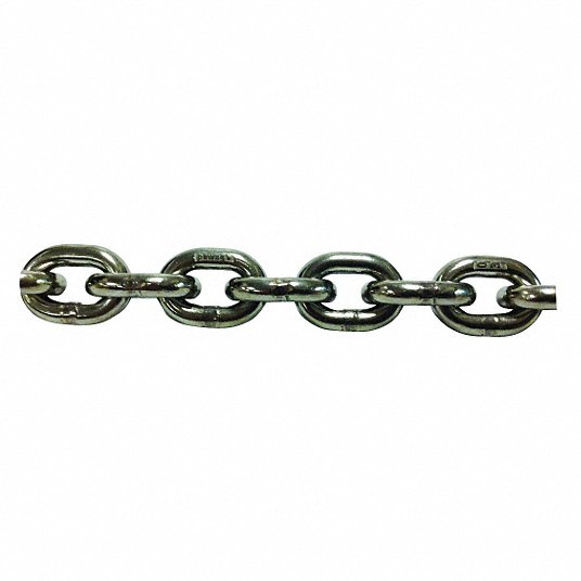 PEWAG, 316L Stainless Steel, 3/16 in Trade Size, Chain - 48RC97