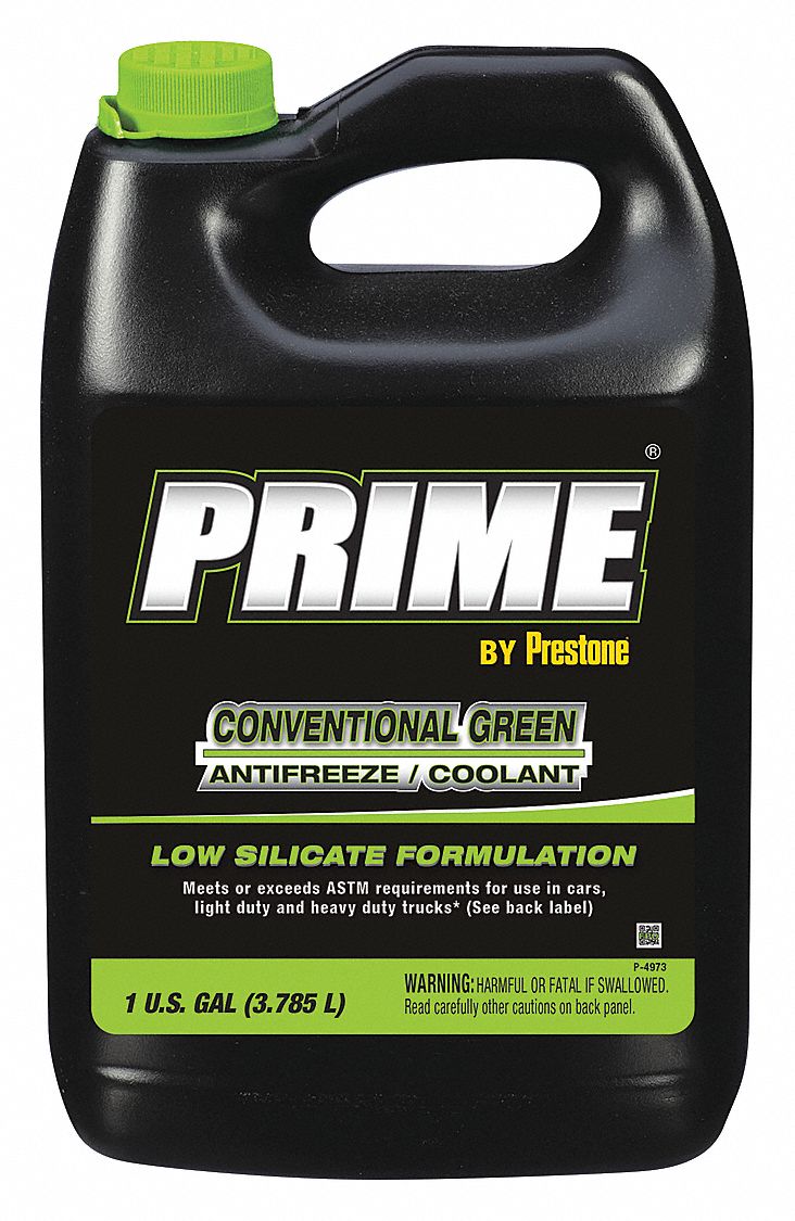 PRESTONE Antifreeze Coolant, 1 gal, Plastic Bottle, Dilution Ratio 50