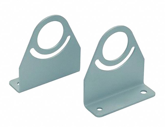WALDMANN Bracket Set, 1-1/4 in. H, PK2 - 48RE52|408001403-00671626 ...