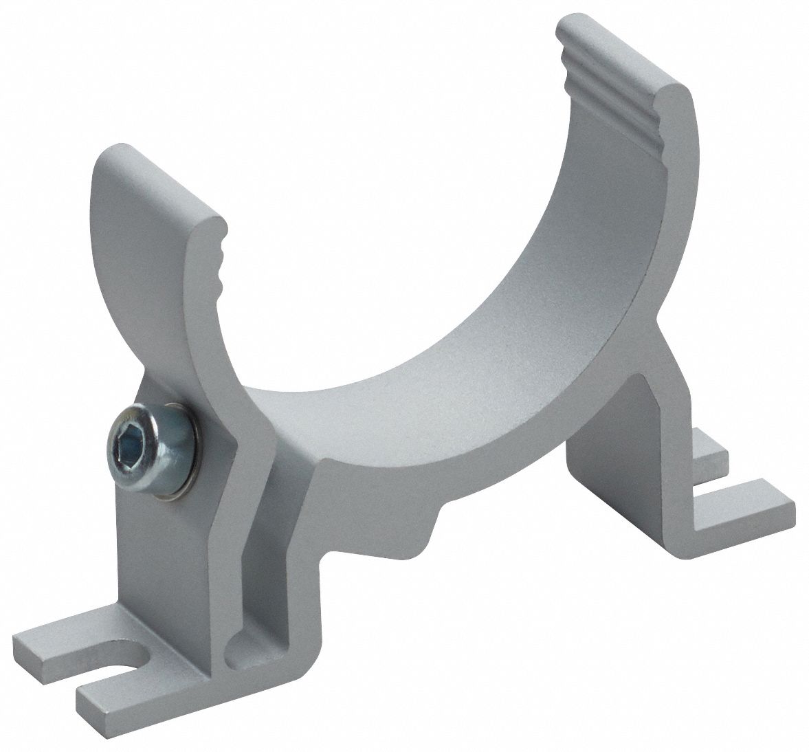 CLIP-ON BRACKET, 2.5 IN L, ANODIZED, STEEL/PLASTIC, ADJUSTABLE +/-20 °