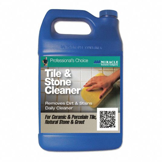 MIRACLE SEALANTS COMPANY Stone Cleaner, 128 oz, Jug, Liquid ...