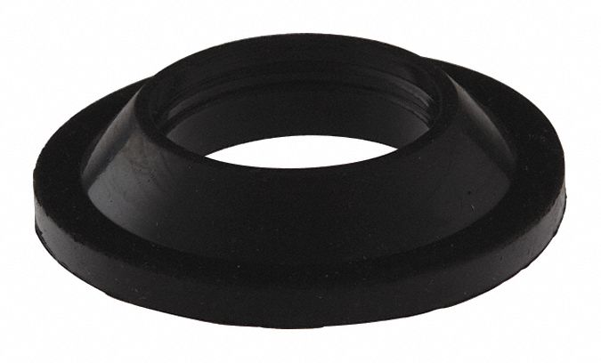 Gasket: Delta, Rubber, Black, Faucet, 2 1/2 in Overall Lg, 1/2 in Overall Ht