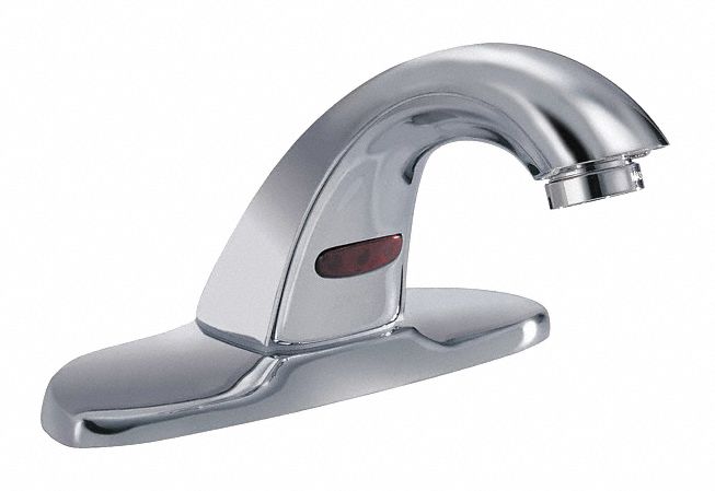Mid Arc Bathroom Faucet: Delta, Innovations, Chrome Finish, 0.5 gpm Flow Rate