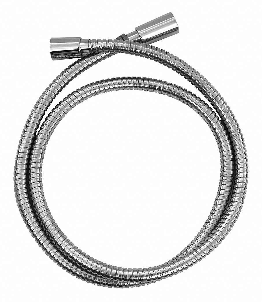 SHOWER HOSE: SPEAKMAN, ½ IN CONNECTION SIZE, NPSM CONNECTION, 60 IN SIZE, BRUSHED NICKEL FINISH