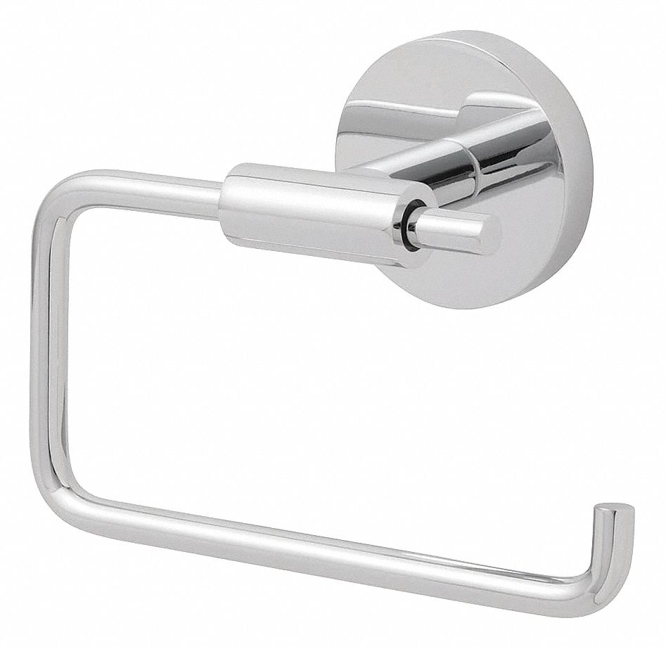 Toilet Paper Holder (1) Roll Brushed