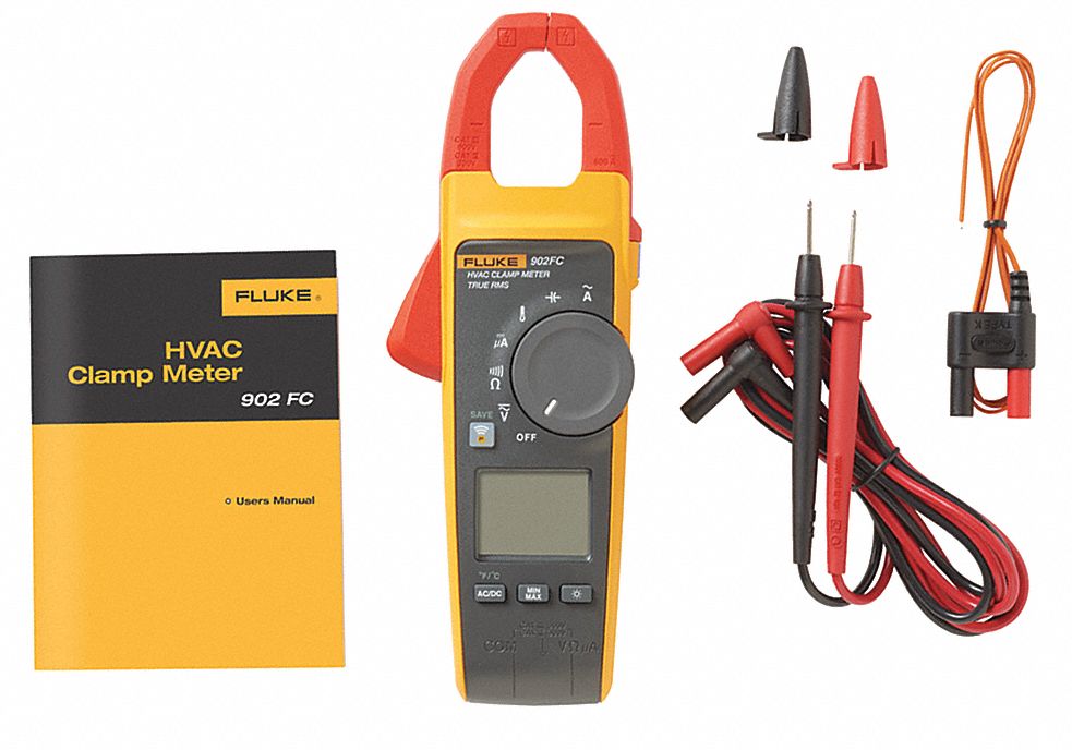 FLUKE Multímetro de Gancho 600A 600V Tenaza 1-21/64 - Multímetros de  Gancho - 5DHM3