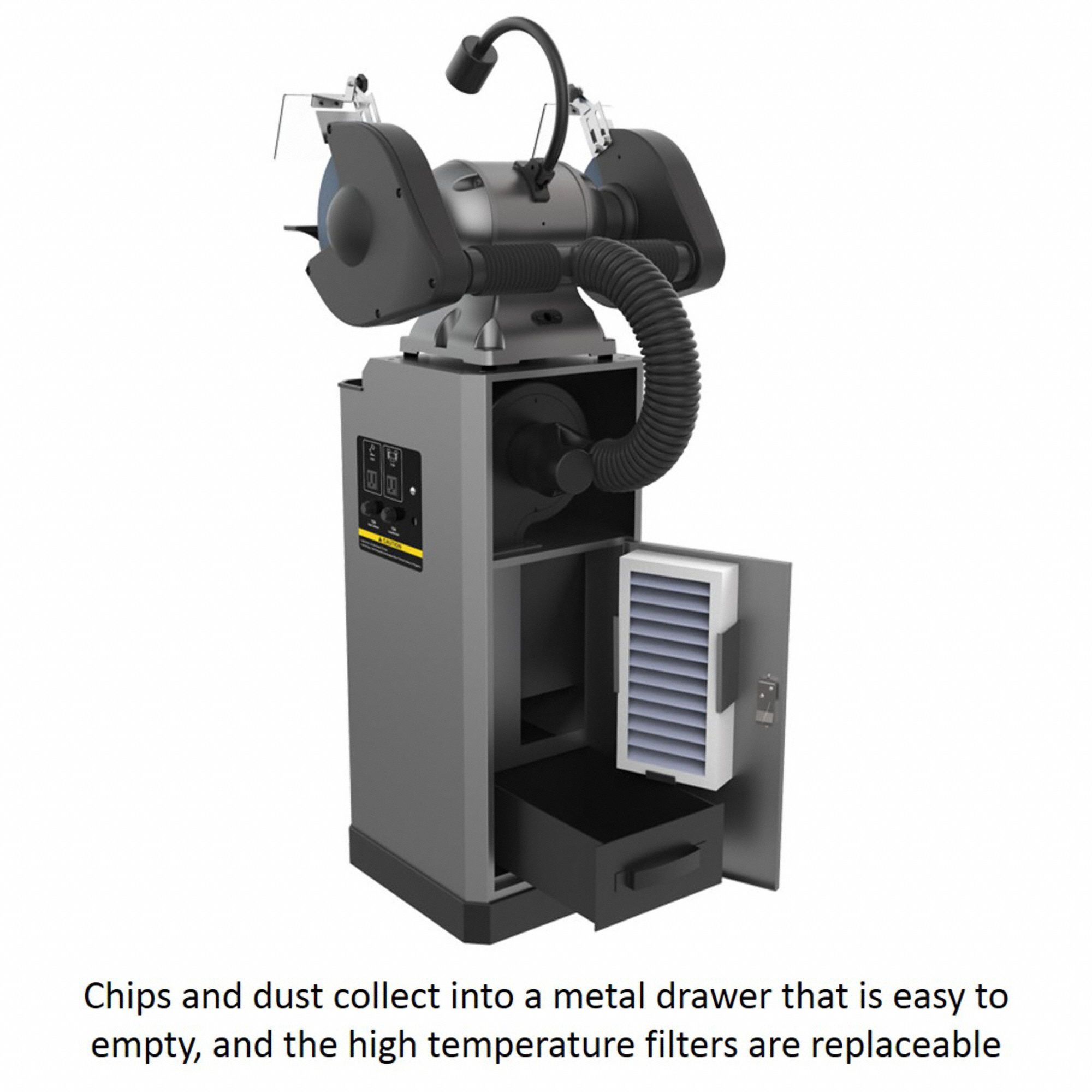 JET Bench Grinder Stand, Steel, Compatible with Product Type Bench