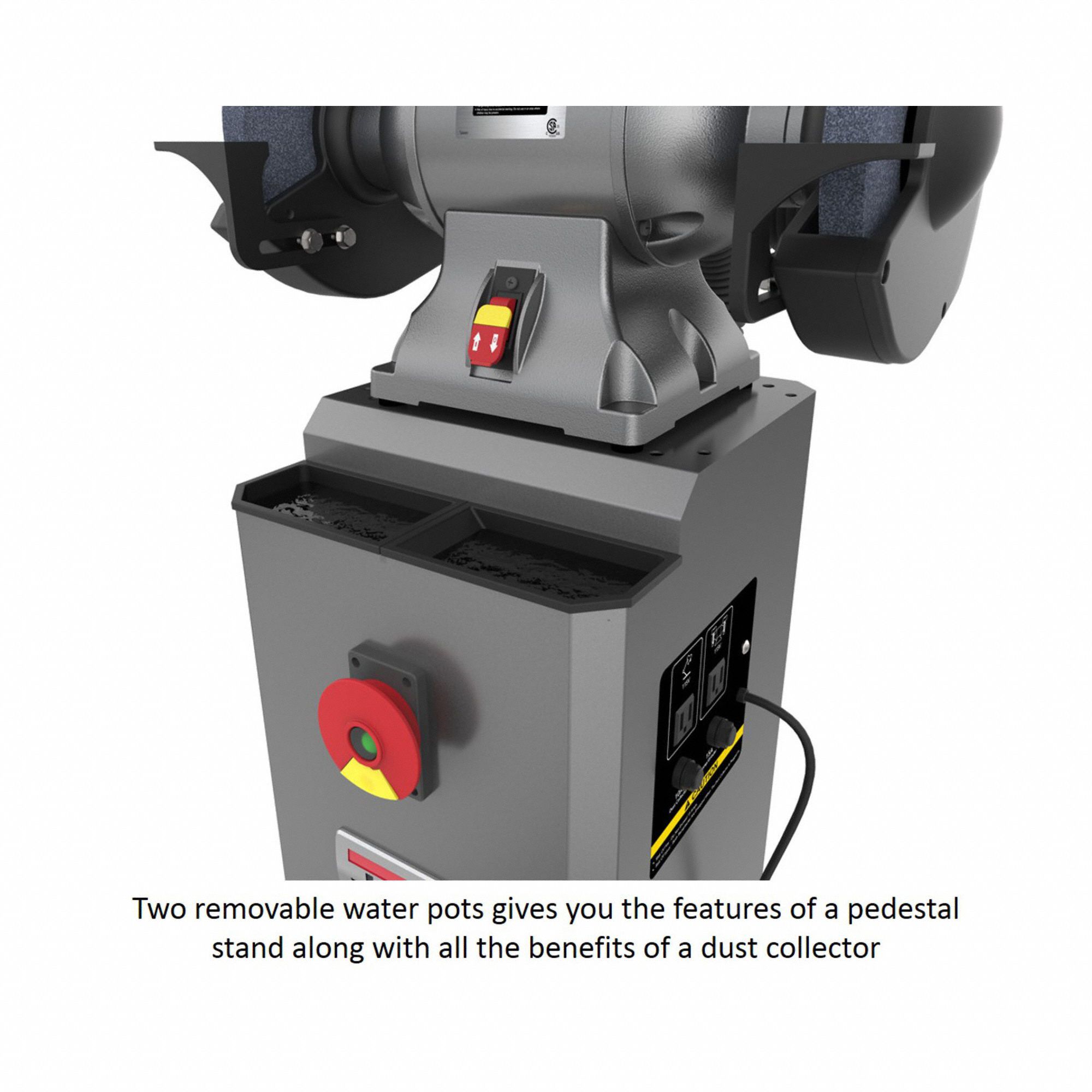 JET Bench Grinder Stand, Steel, Compatible with Product Type Bench
