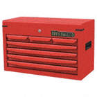 TOP CHEST,STEEL,355 LBS.,RED,7 DRAWERS
