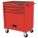 ROLLER CABINET,STEEL,RED,660LBS,3DRAWERS